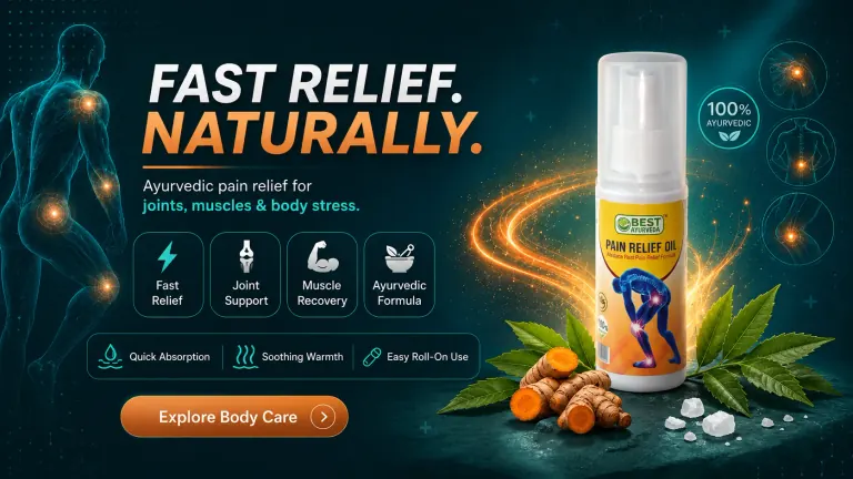 Ayurvedic Pain Relief Oil for Joint & Muscle Pain | Fast Relief Formula
