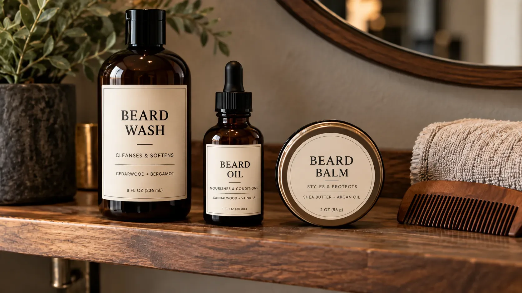 The Right Order to Apply Beard Oil, Balm, and Wash