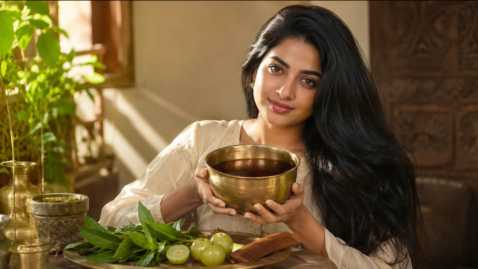 The Ayurvedic Secret to Stopping Hair Fall in 30 Days