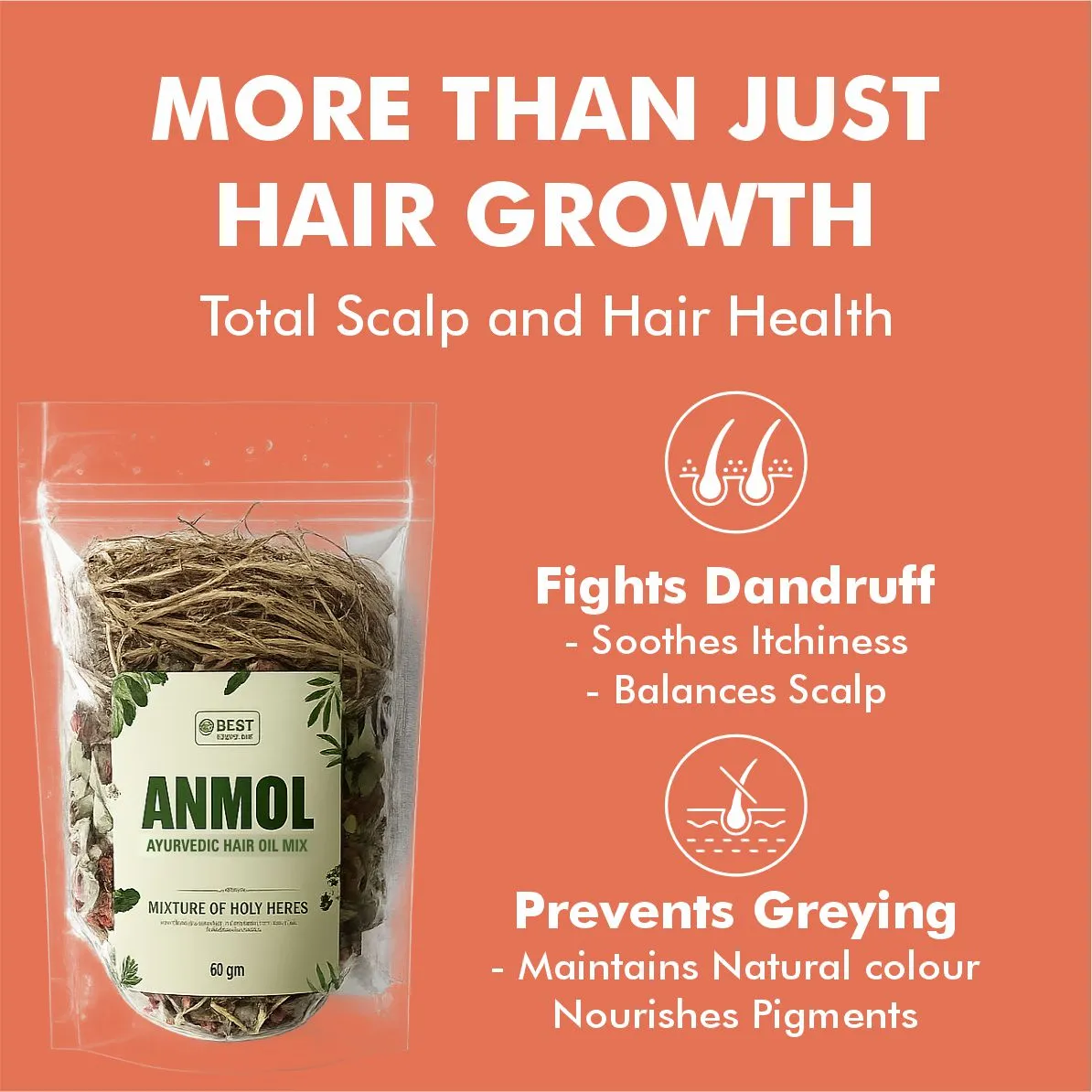 Anmol Herbal Hair Oil Mix thumbnail 5 - Best Ayurveda