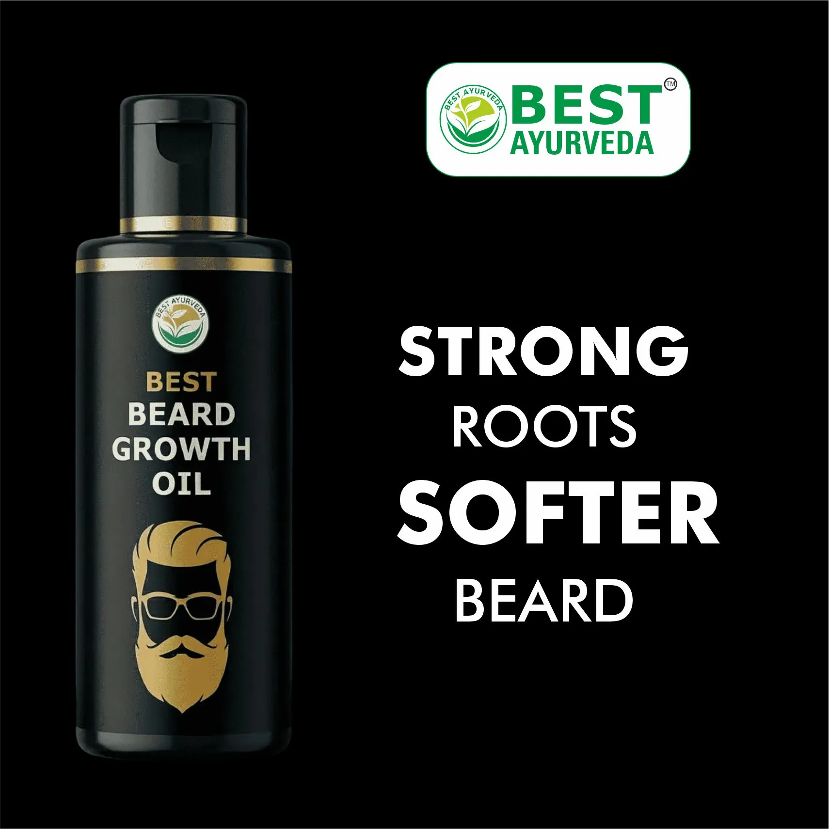 Best Beard Growth Oil - 100ml thumbnail 2 - Best Ayurveda