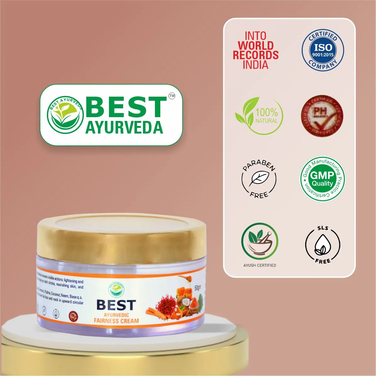 Best Fairness Cream - 50g thumbnail 3 - Best Ayurveda