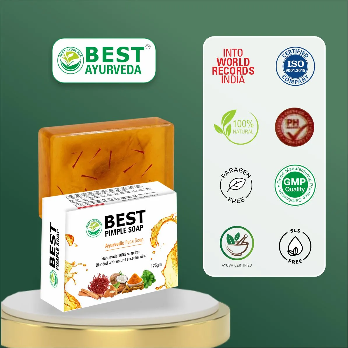 Best Pimple Soap - Pack Of 2 thumbnail 4 - Best Ayurveda