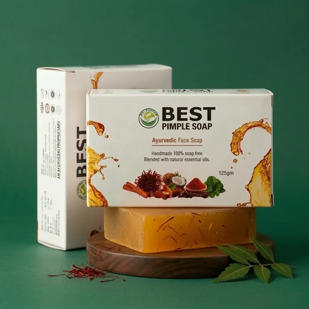 Best Pimple Soap - Pack Of 2 - Authentic Ayurvedic Wellness - Best Ayurveda