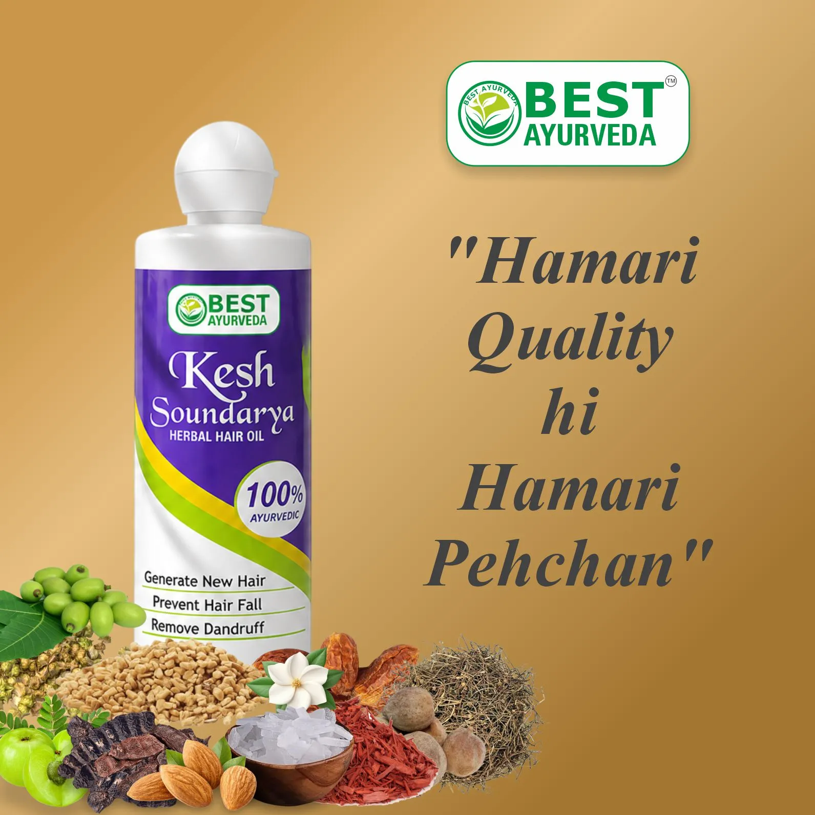 Keshsoundarya Herbal Hair Oil - Pack Of 2 thumbnail 5 - Best Ayurveda