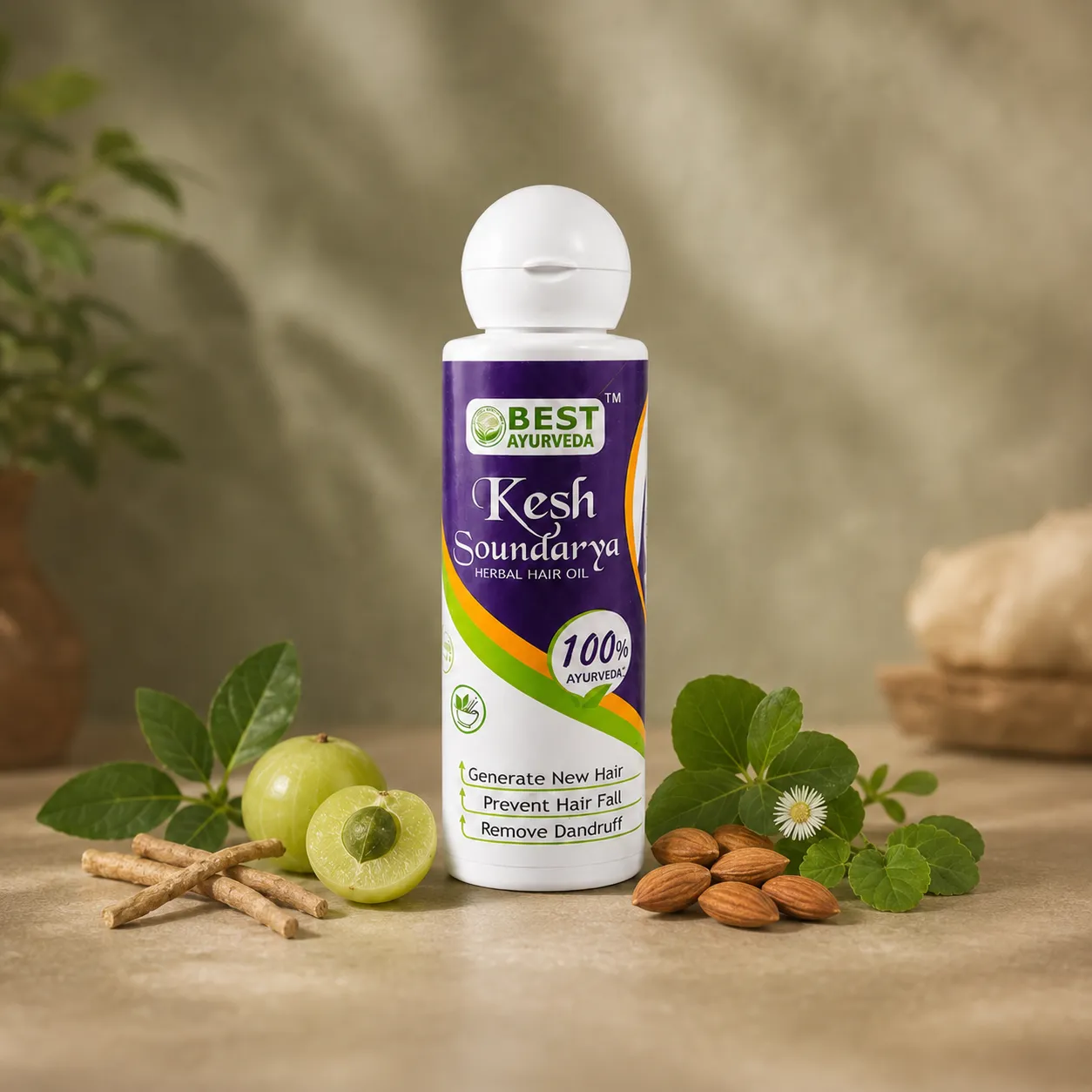 Keshsoundarya Herbal Hair Oil - Free Sample | 20ml - Official Best Ayurveda Product